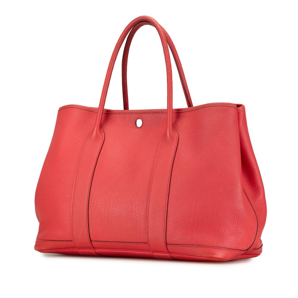 Hermès B Hermès Pink Dark Pink Calf Leather Negonda Garden Party 36 France