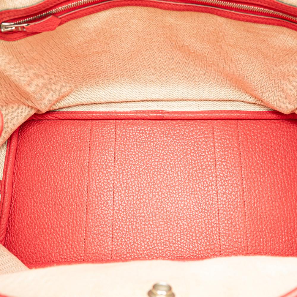 Hermès B Hermès Pink Dark Pink Calf Leather Negonda Garden Party 36 France