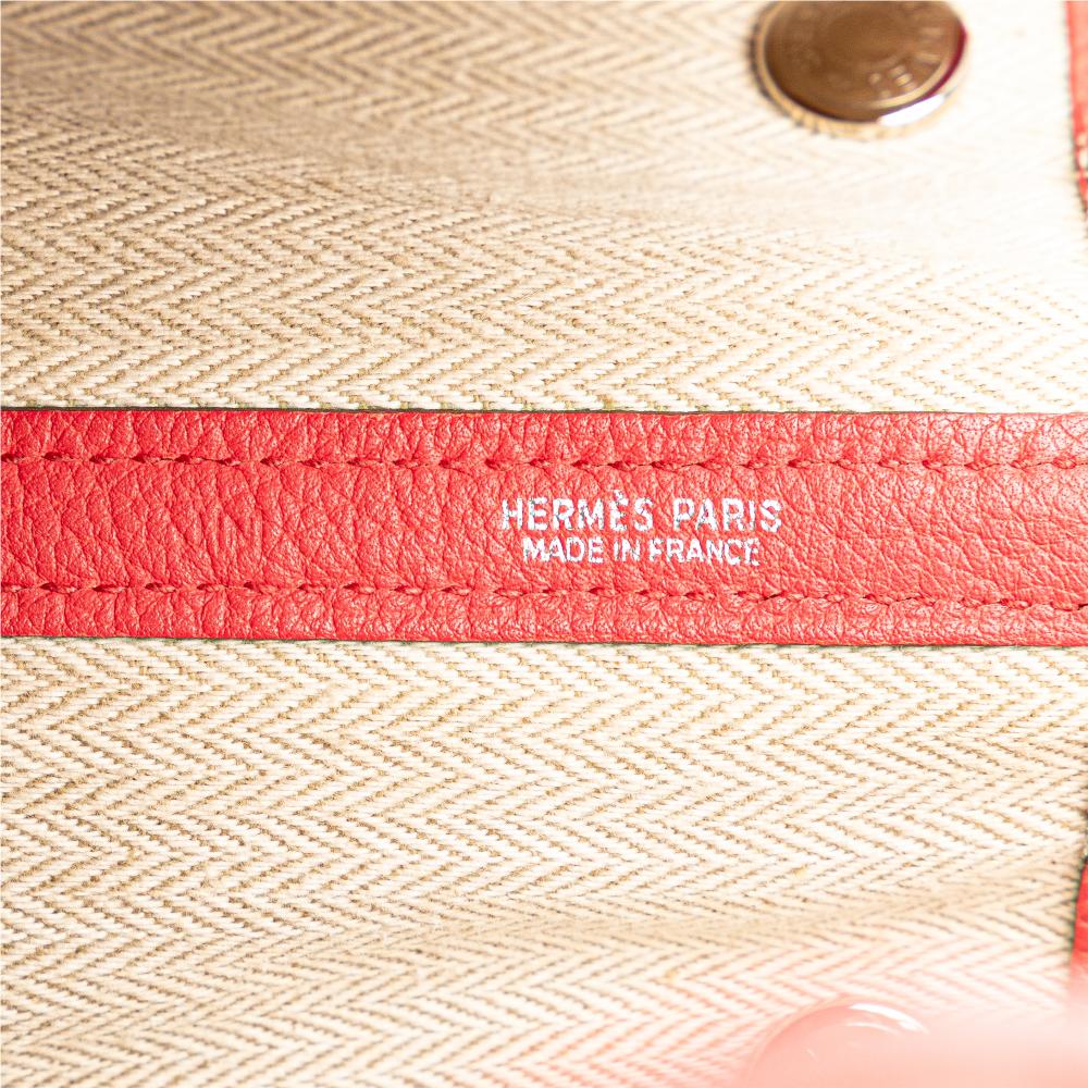 Hermès B Hermès Pink Dark Pink Calf Leather Negonda Garden Party 36 France