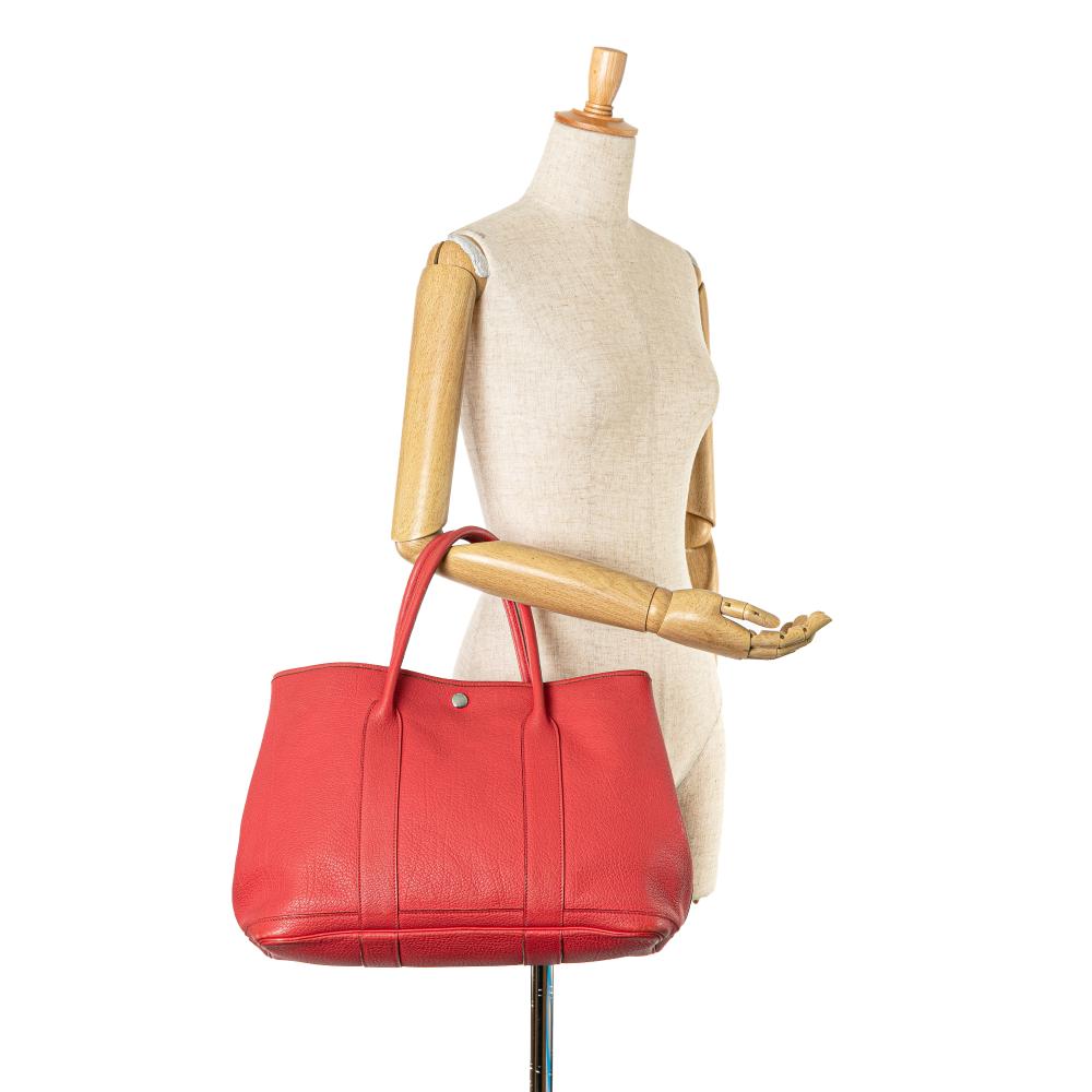 Hermès B Hermès Pink Dark Pink Calf Leather Negonda Garden Party 36 France