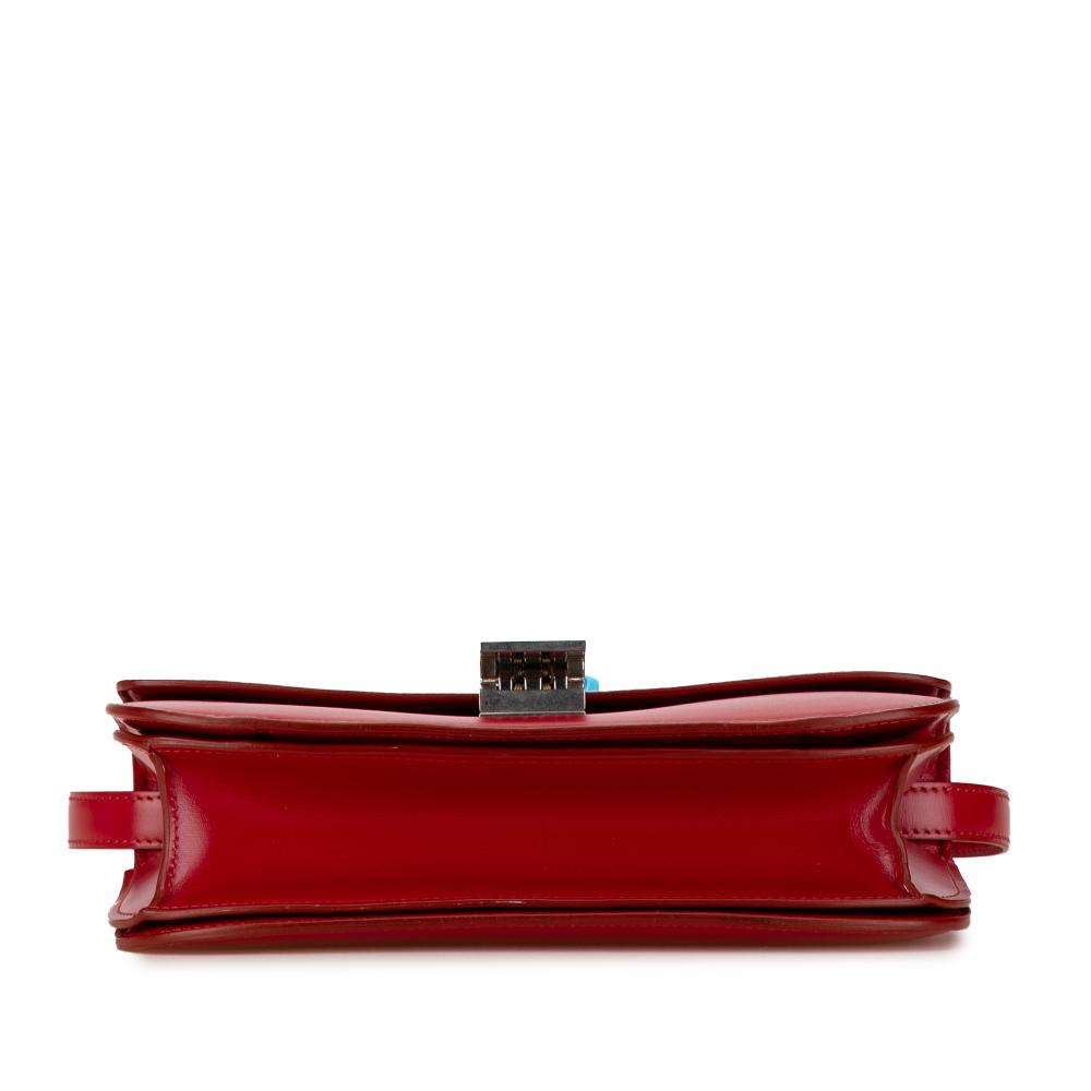 Celine AB Celine Red Calf Leather Medium skin Classic Box Italy