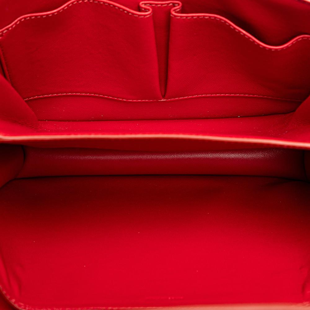 Celine AB Celine Red Calf Leather Medium skin Classic Box Italy