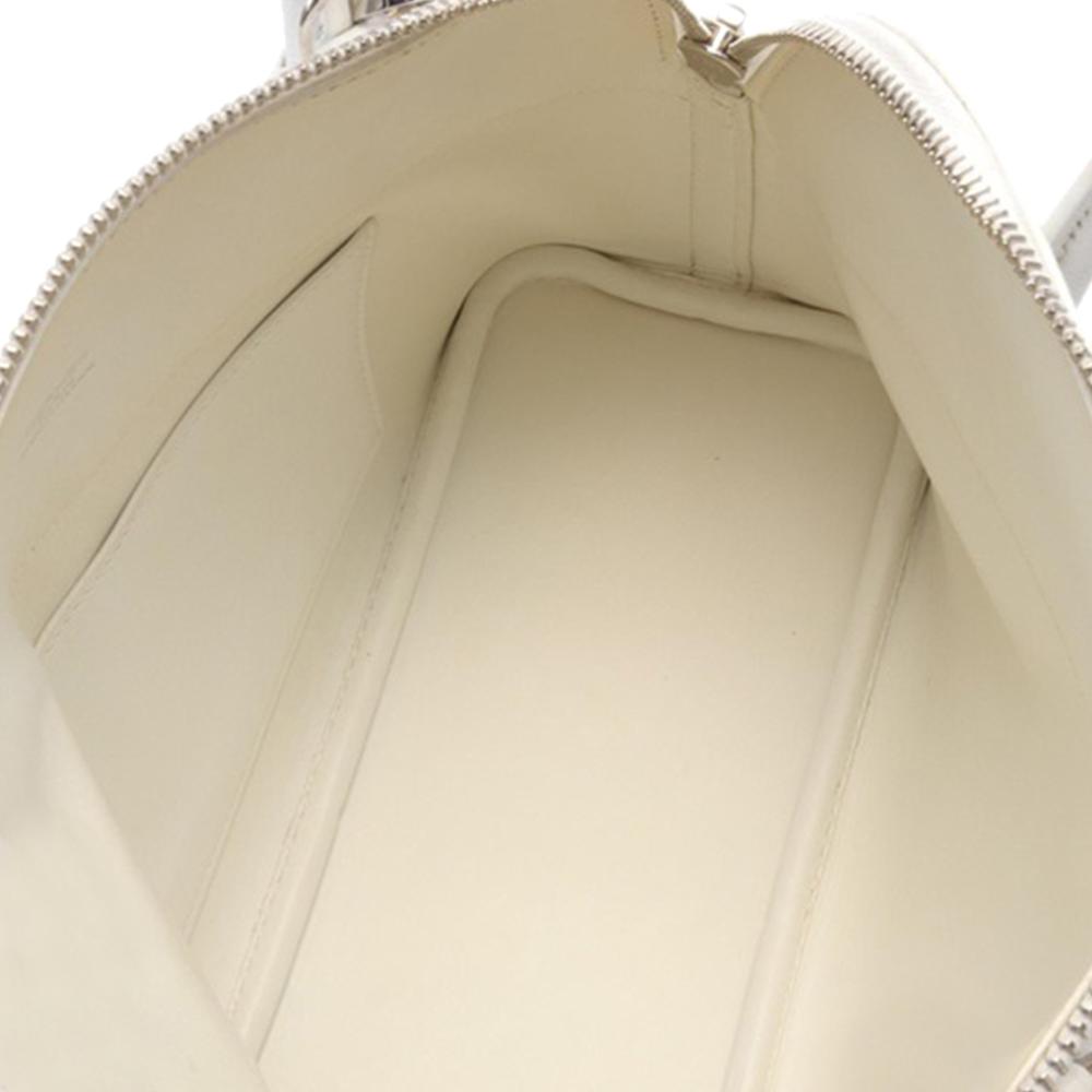 Hermès B Hermès White Off White Calf Leather Epsom Bolide 27 France