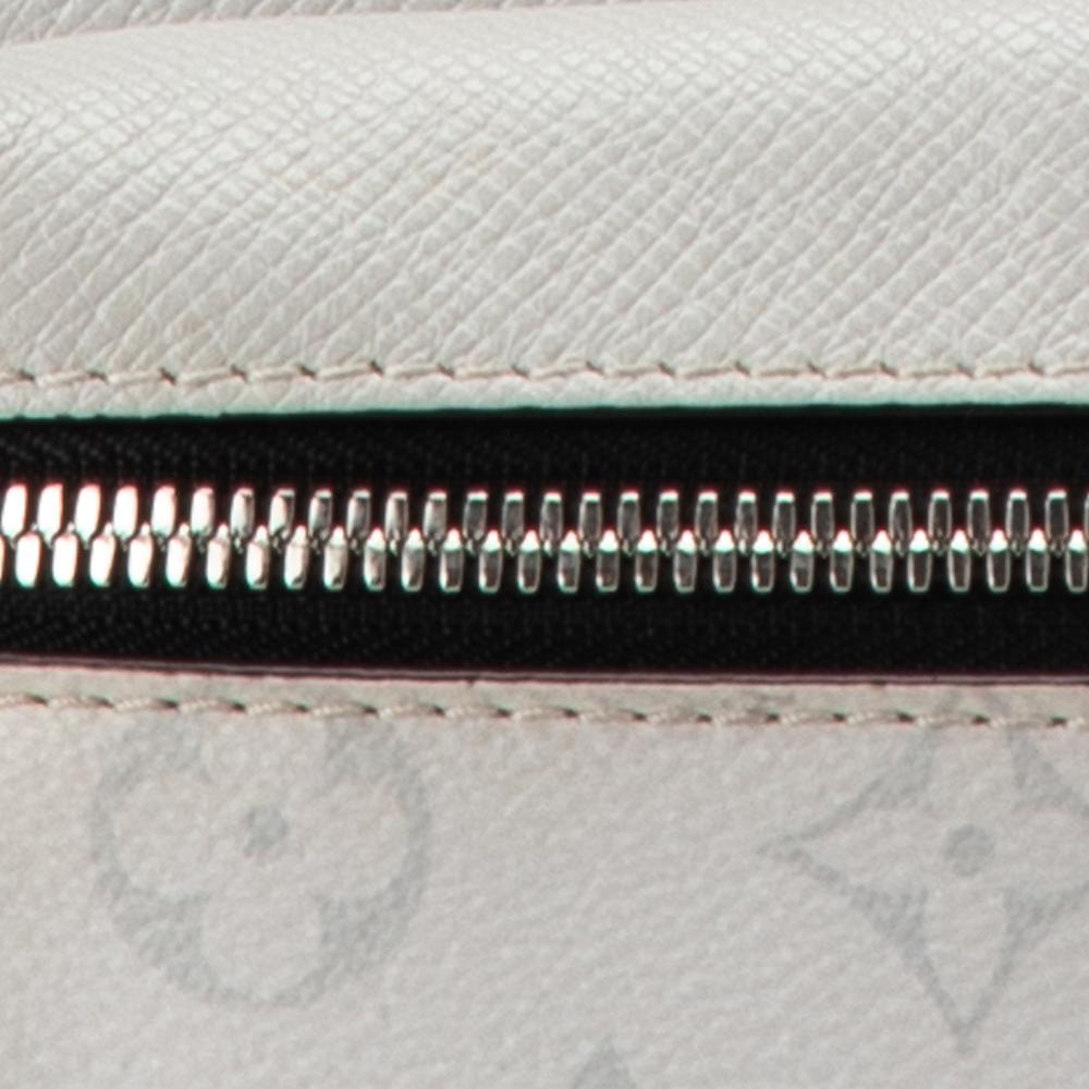 Louis Vuitton B Louis Vuitton White Monogram Canvas Canvas Monogram Taigarama Outdoor Bumbag Italy