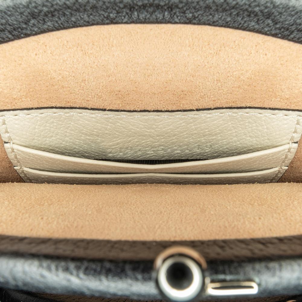 Gucci AB Gucci White Calf Leather Fruittini Strawberry Crossbody Italy