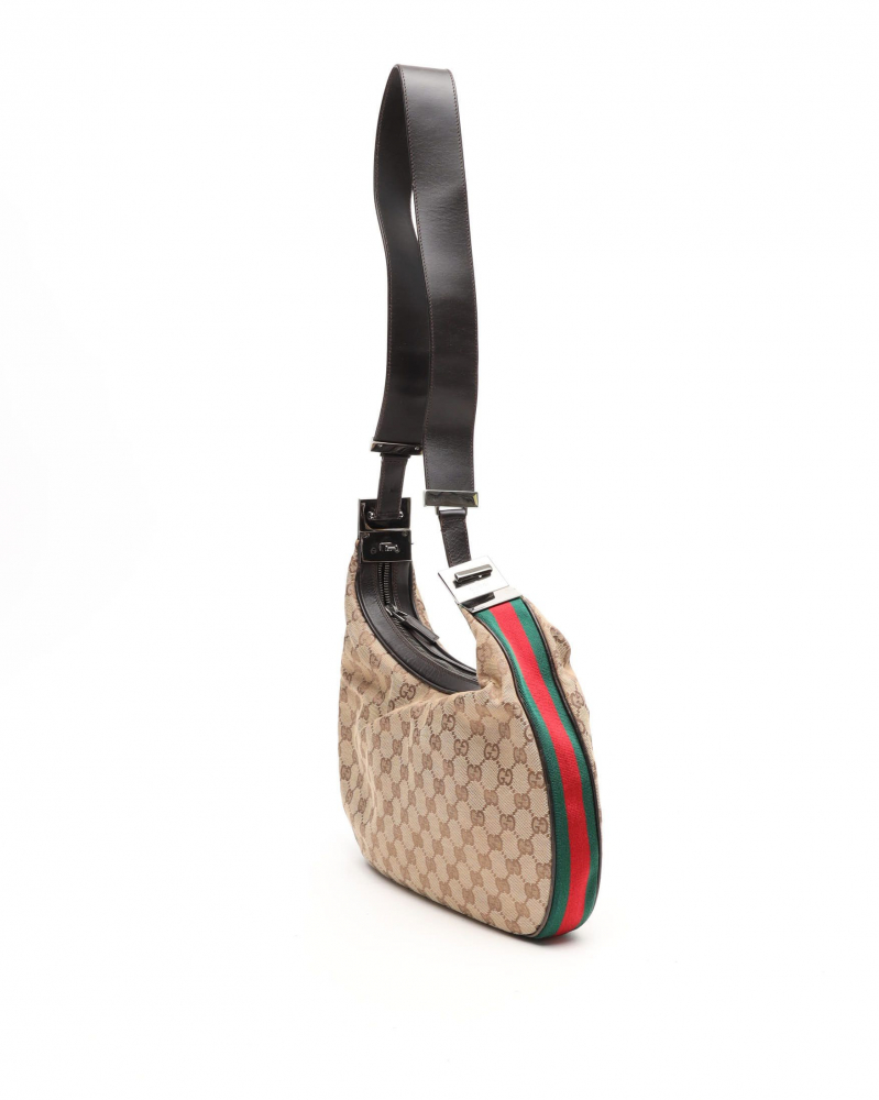 Gucci GG Web Attache Shoulder Bag