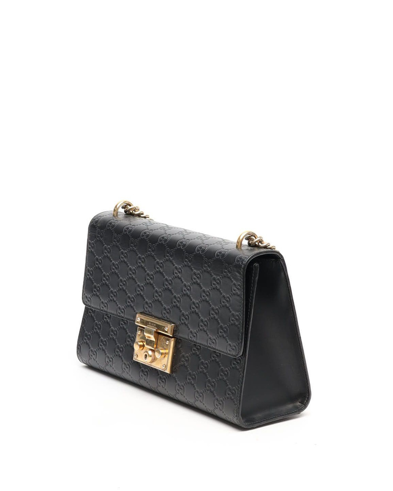 Gucci Large Padlock Guccissima Bag