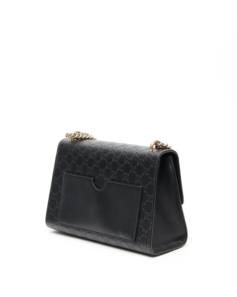 Gucci Large Padlock Guccissima Bag