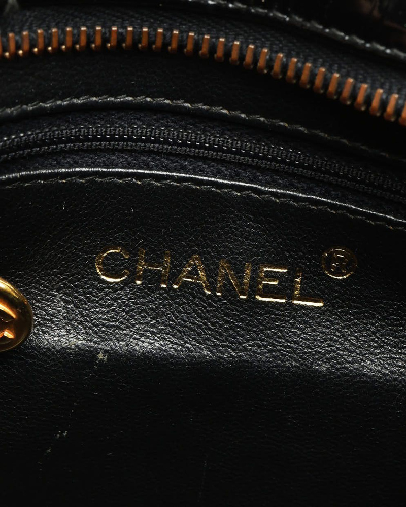 Chanel Patent Matelassé Chain Bag