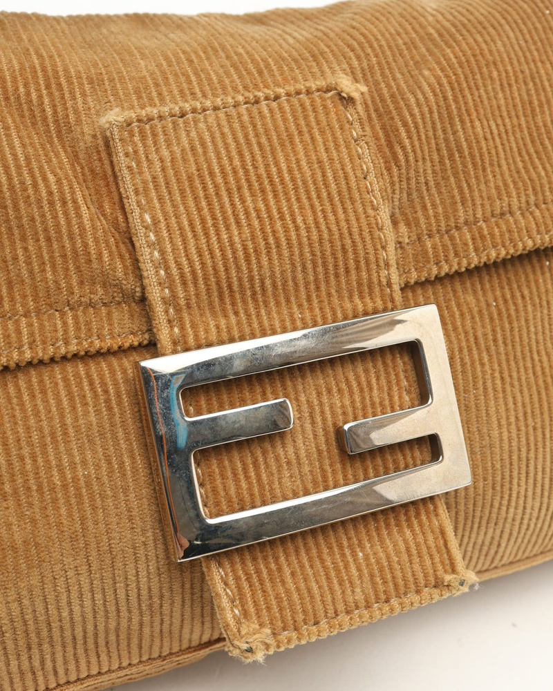 Fendi Baguette Corduroy Bag