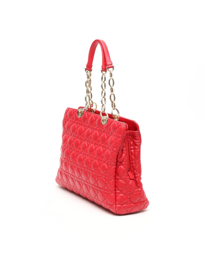 Christian Dior Cannage Soft Shopping Tote Bag