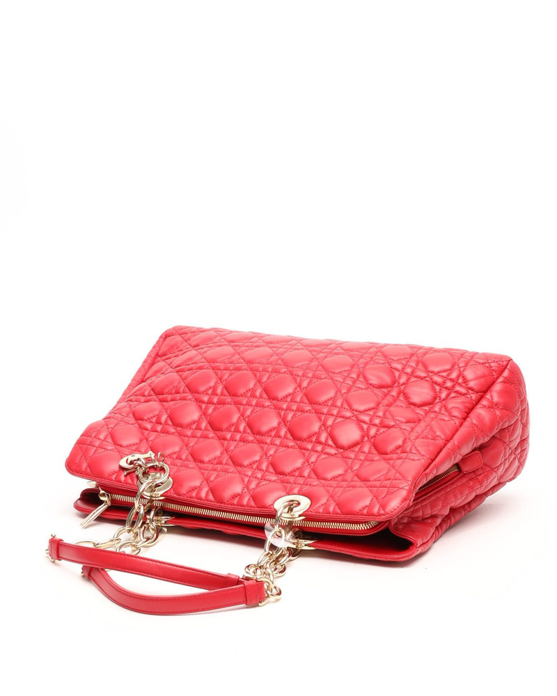 Christian Dior Cannage Soft Shopping Tote Bag