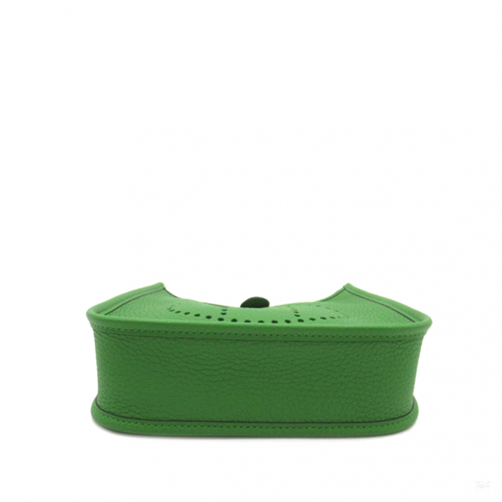 Hermès Evelyne 16 TPM Taurillon Clemence Leather Amazone Hobo Crossbody Veil Yucca