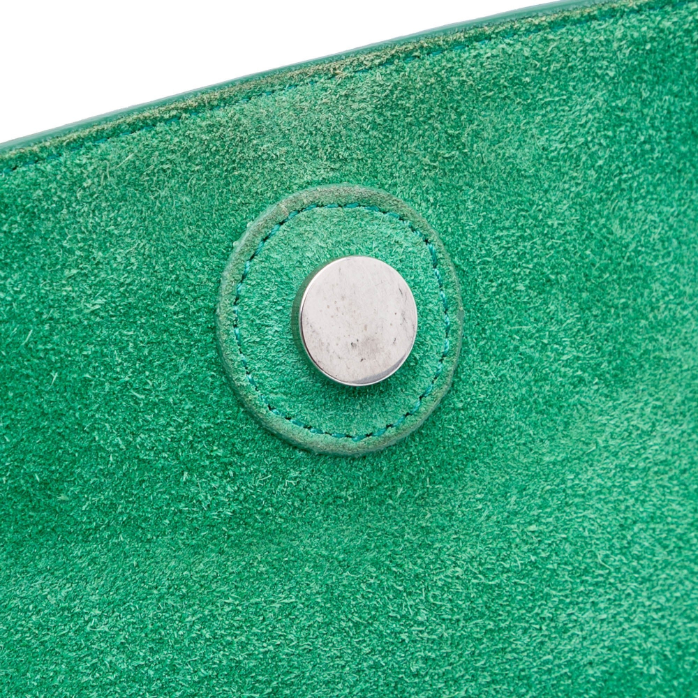 Celine Belt Bag Micro Grained Calfskin Leather 3-Ways Tote Bag Green