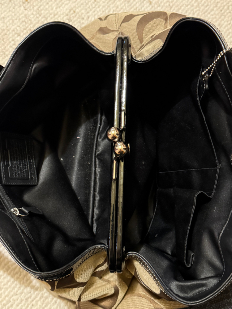 Coach Signature C Laura Kisslock Carryall