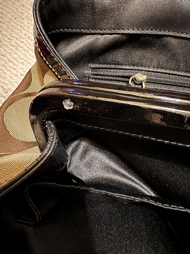 Coach Signature C Laura Kisslock Carryall