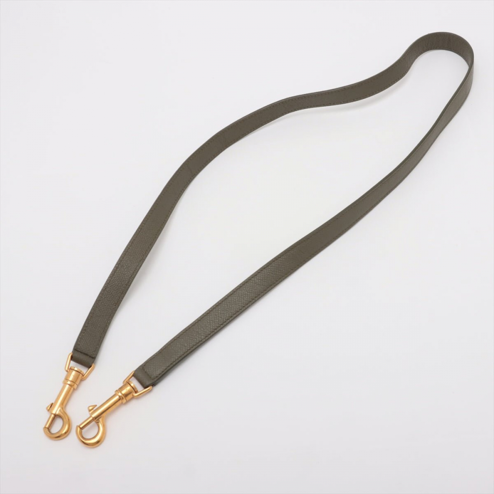 Celine Belt Bag Micro Grained Calfskin Leather 3-Ways Tote Bag Military Green