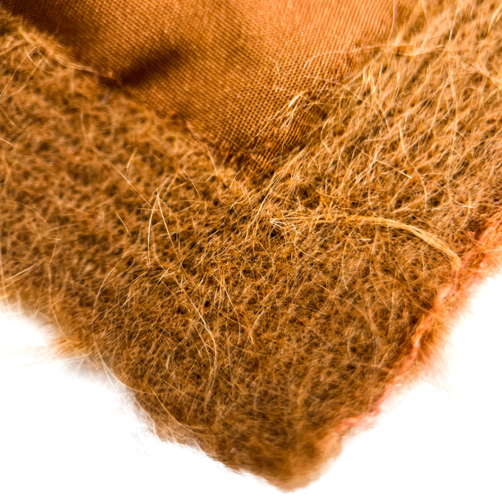 Prada Leather & Fur Scarve Arancio