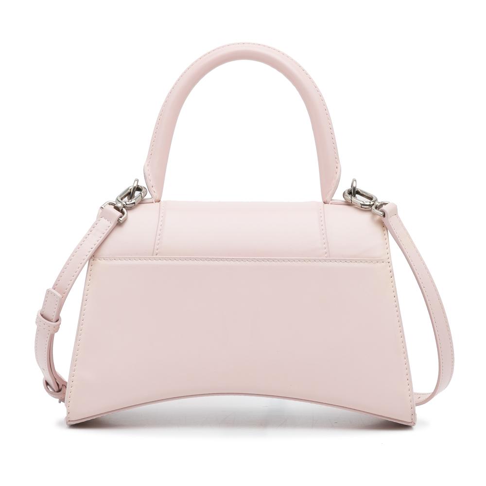 Balenciaga B Balenciaga Pink Light Pink Calf Leather Hourglass S Satchel Italy