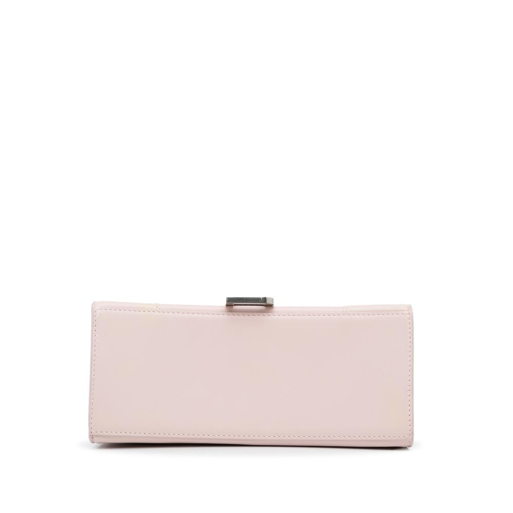 Balenciaga B Balenciaga Pink Light Pink Calf Leather Hourglass S Satchel Italy