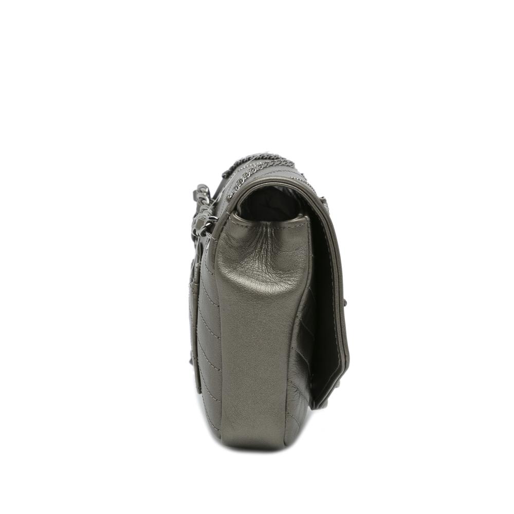 Chanel AB Chanel Gold Lambskin Leather Leather Small Chevron Data Center Envelope Flap Bag Italy