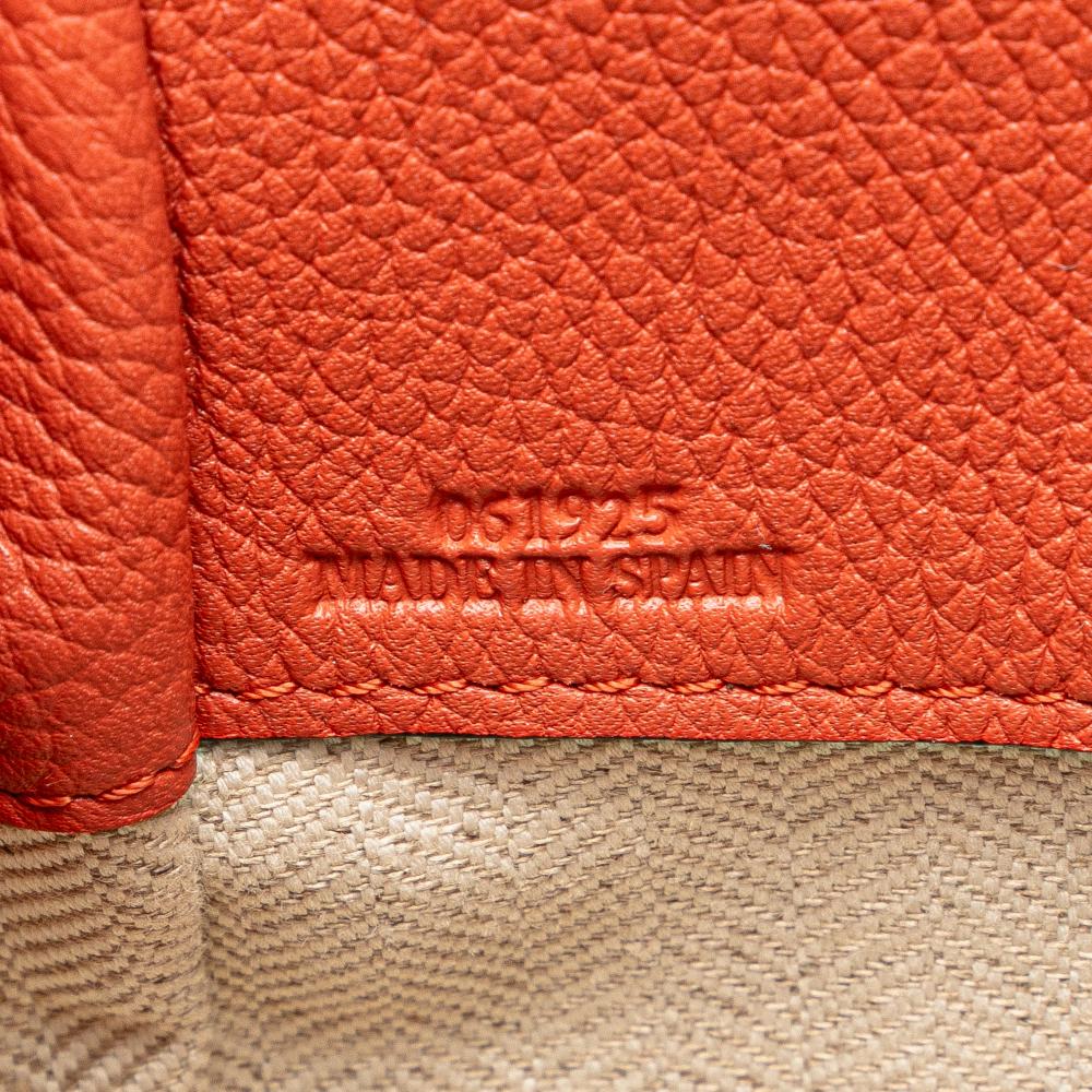 Loewe B LOEWE Orange Calf Leather Small Hammock Satchel Spain