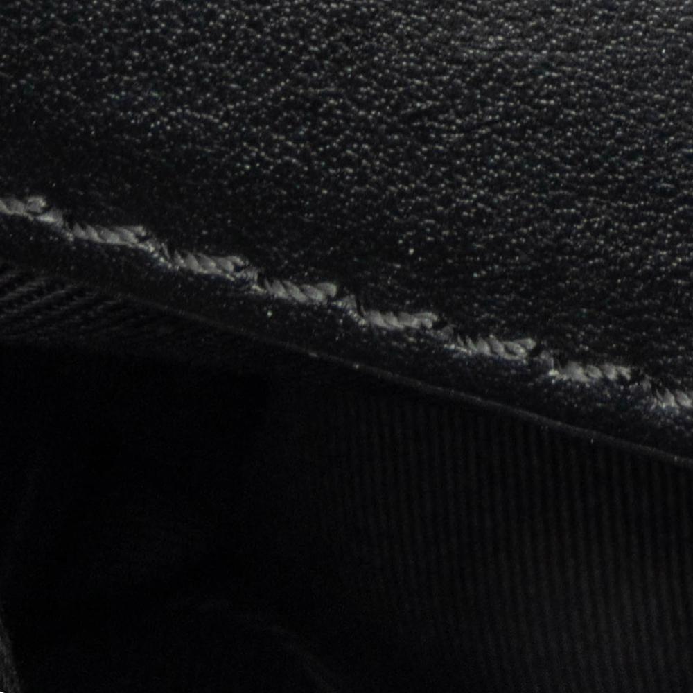 Balmain AB Balmain Black Canvas Fabric B-Army 26 Shoulder Bag Italy