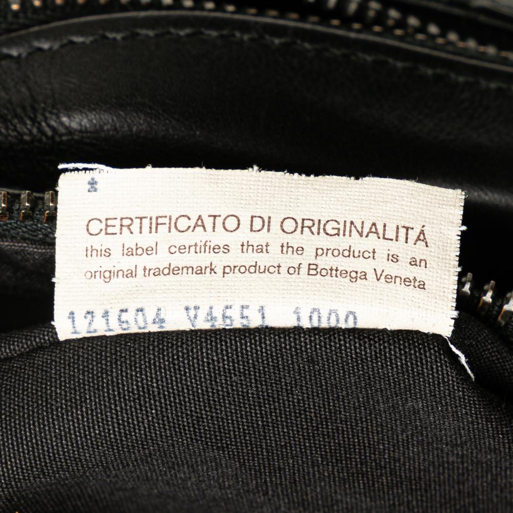 Bottega Veneta B Bottega Veneta Black Nappa Leather Leather Nappa Intrecciato Utility Belt Bag Italy