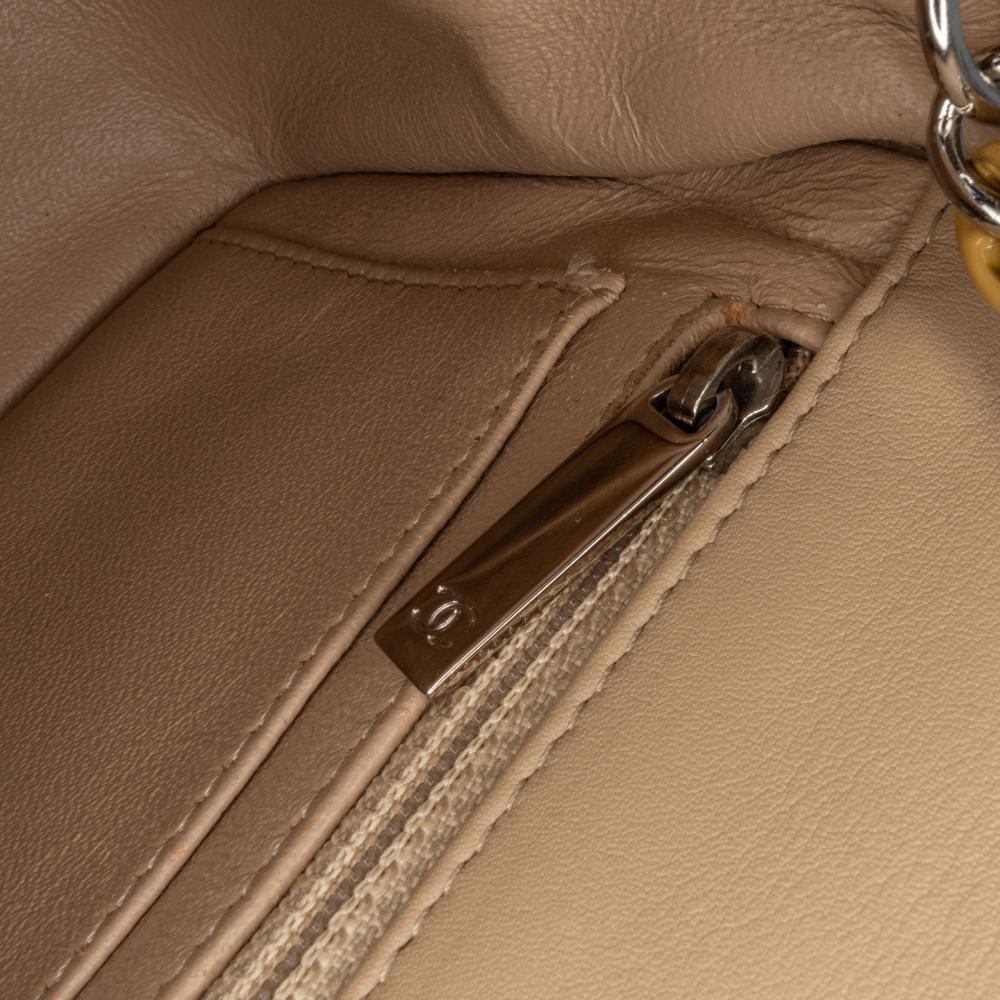 Chanel B Chanel Yellow Mustard Patent Leather Leather Mini Rectangular Classic Patent Single Flap France