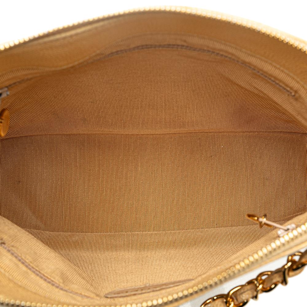 Chanel B Chanel Yellow Light Yellow Caviar Leather Leather Caviar Logo Chain Shoulder Bag Italy