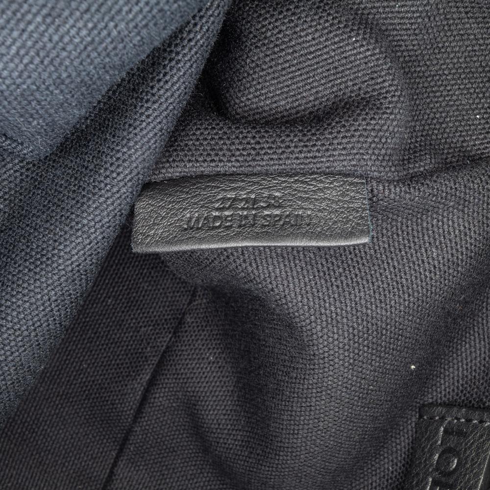 Loewe AB LOEWE Black Canvas Fabric Mini Anagram Logo Camera Bag Spain