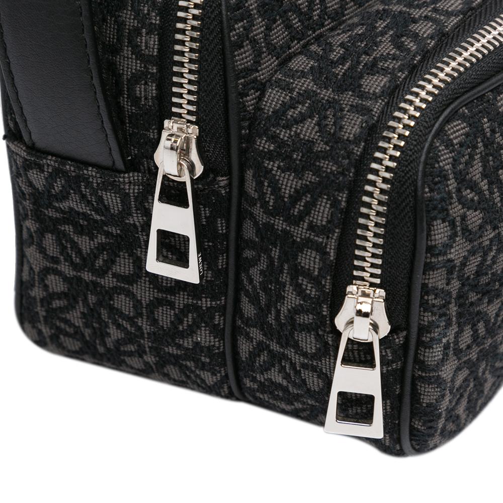 Loewe AB LOEWE Black Canvas Fabric Mini Anagram Logo Camera Bag Spain
