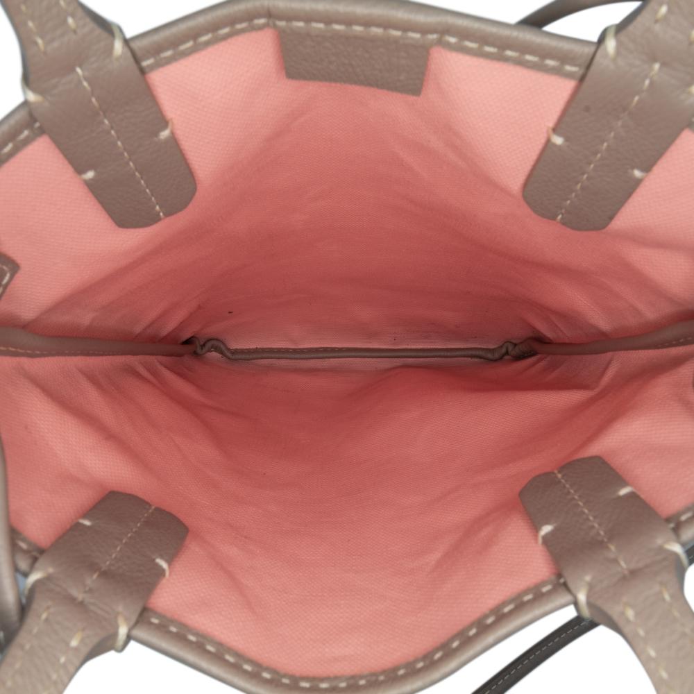 Goyard AB Goyard Brown Taupe Coated Canvas Fabric Goyardine Poitiers Claire Voie France