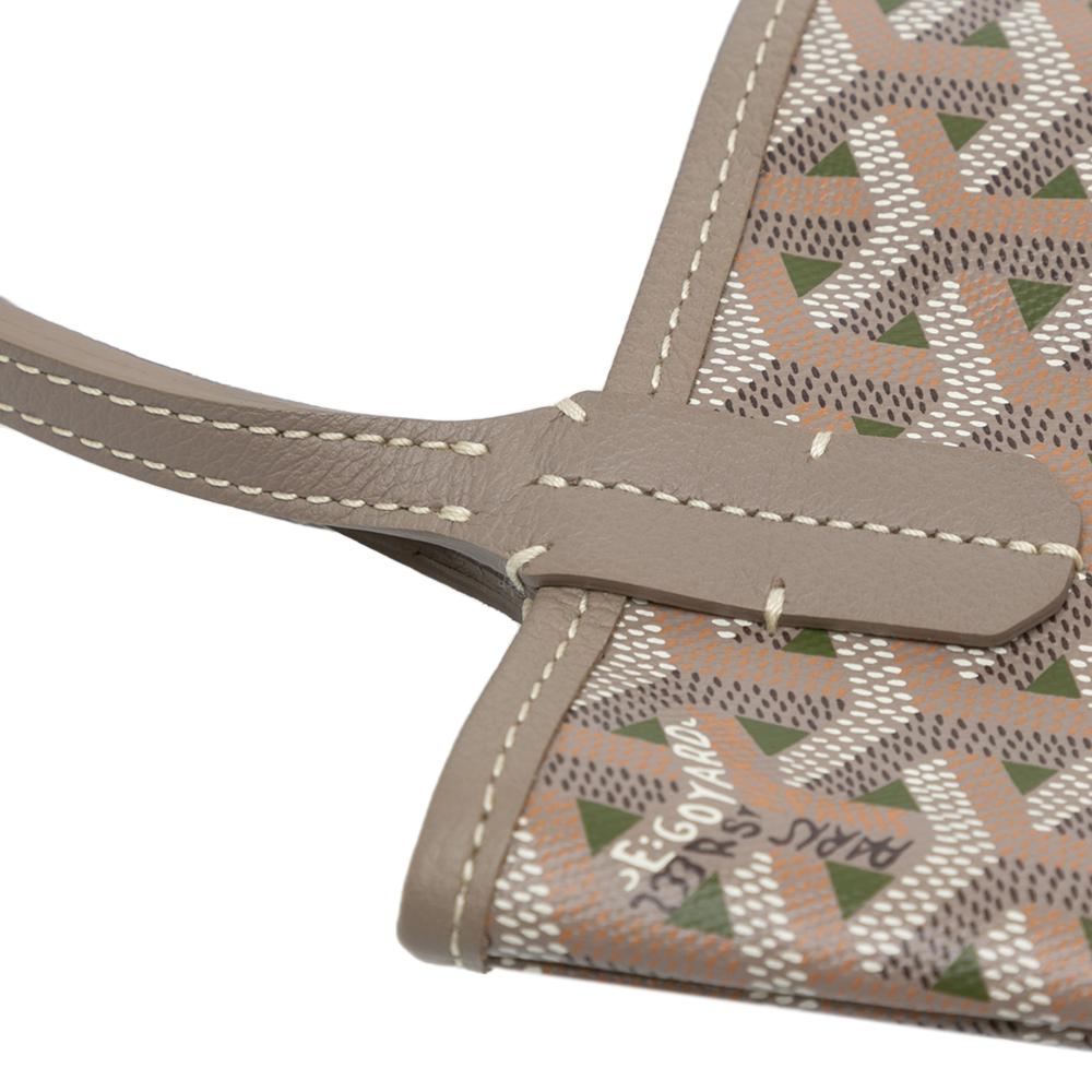 Goyard B Goyard Brown Taupe Coated Canvas Fabric Goyardine Poitiers Claire Voie France