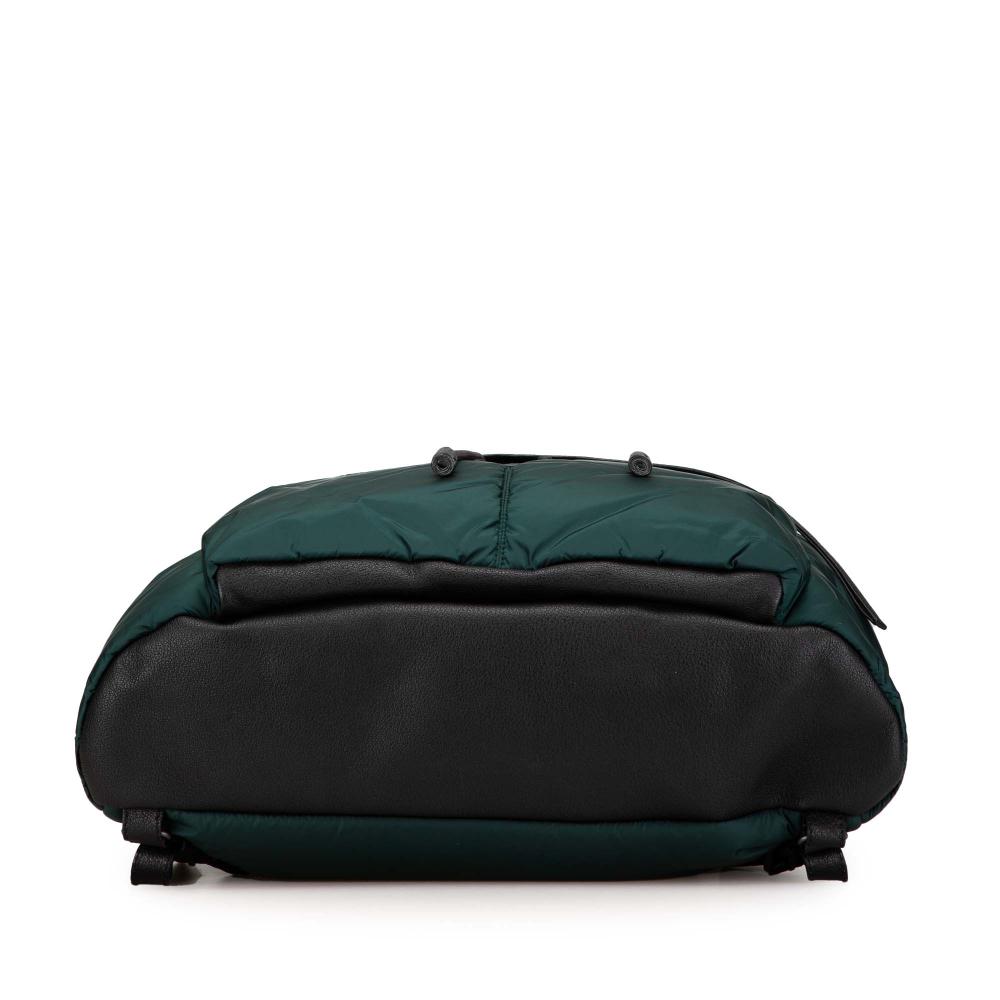 Balenciaga AB Balenciaga Green Dark Green Nylon Fabric Motocross Classic Traveler Backpack Italy