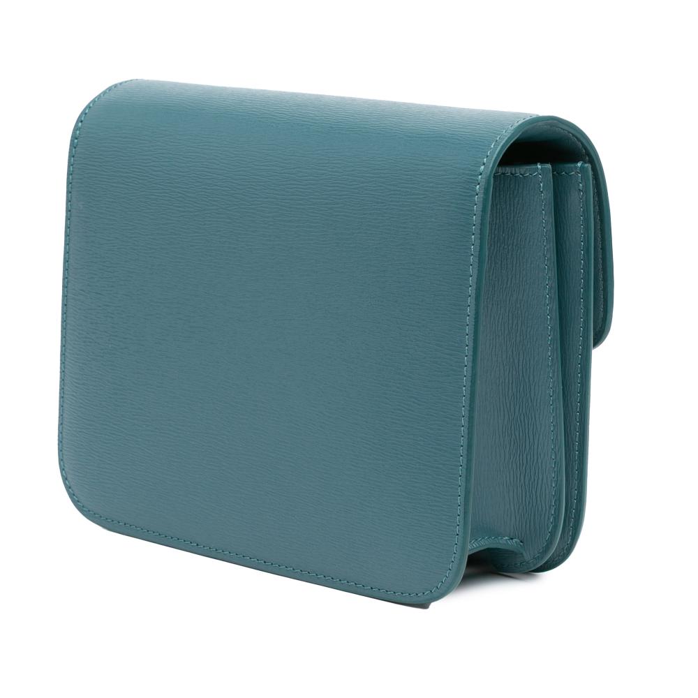 Celine B Celine Blue Calf Leather Teen Liege skin Classic Box Italy