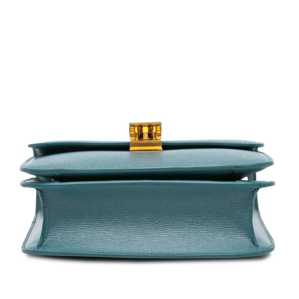 Celine B Celine Blue Calf Leather Teen Liege skin Classic Box Italy