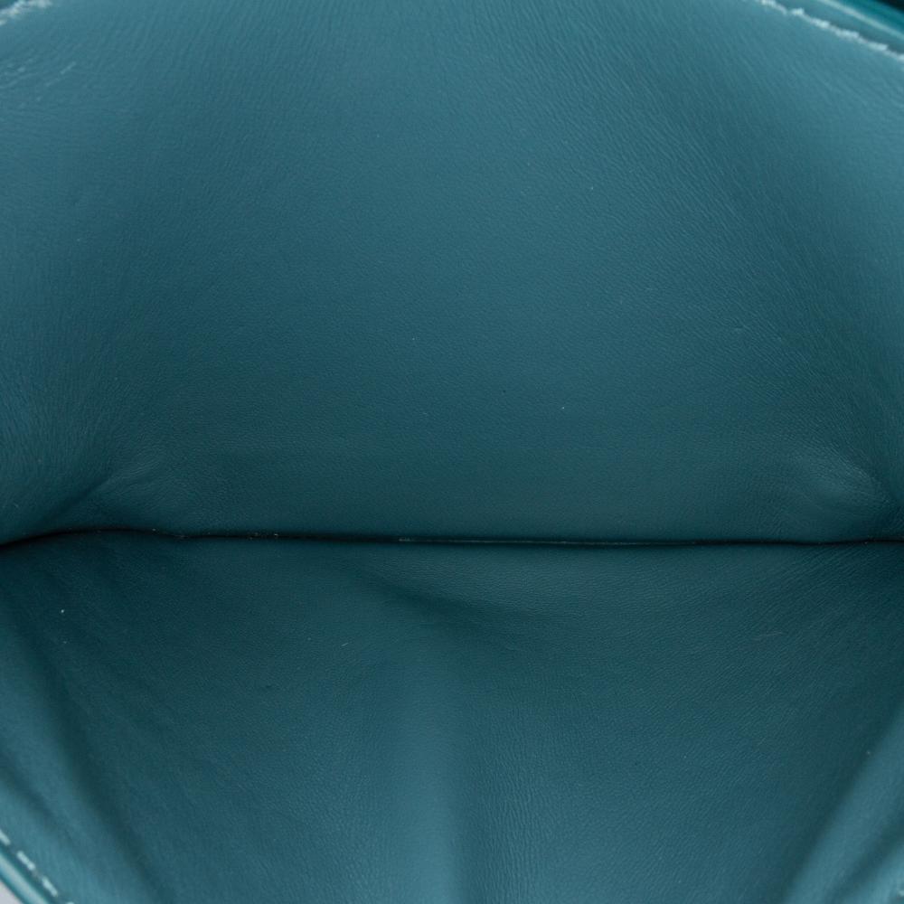 Celine B Celine Blue Calf Leather Teen Liege skin Classic Box Italy