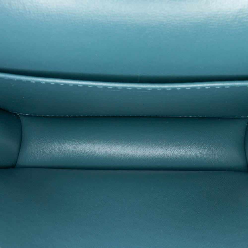 Celine B Celine Blue Calf Leather Teen Liege skin Classic Box Italy