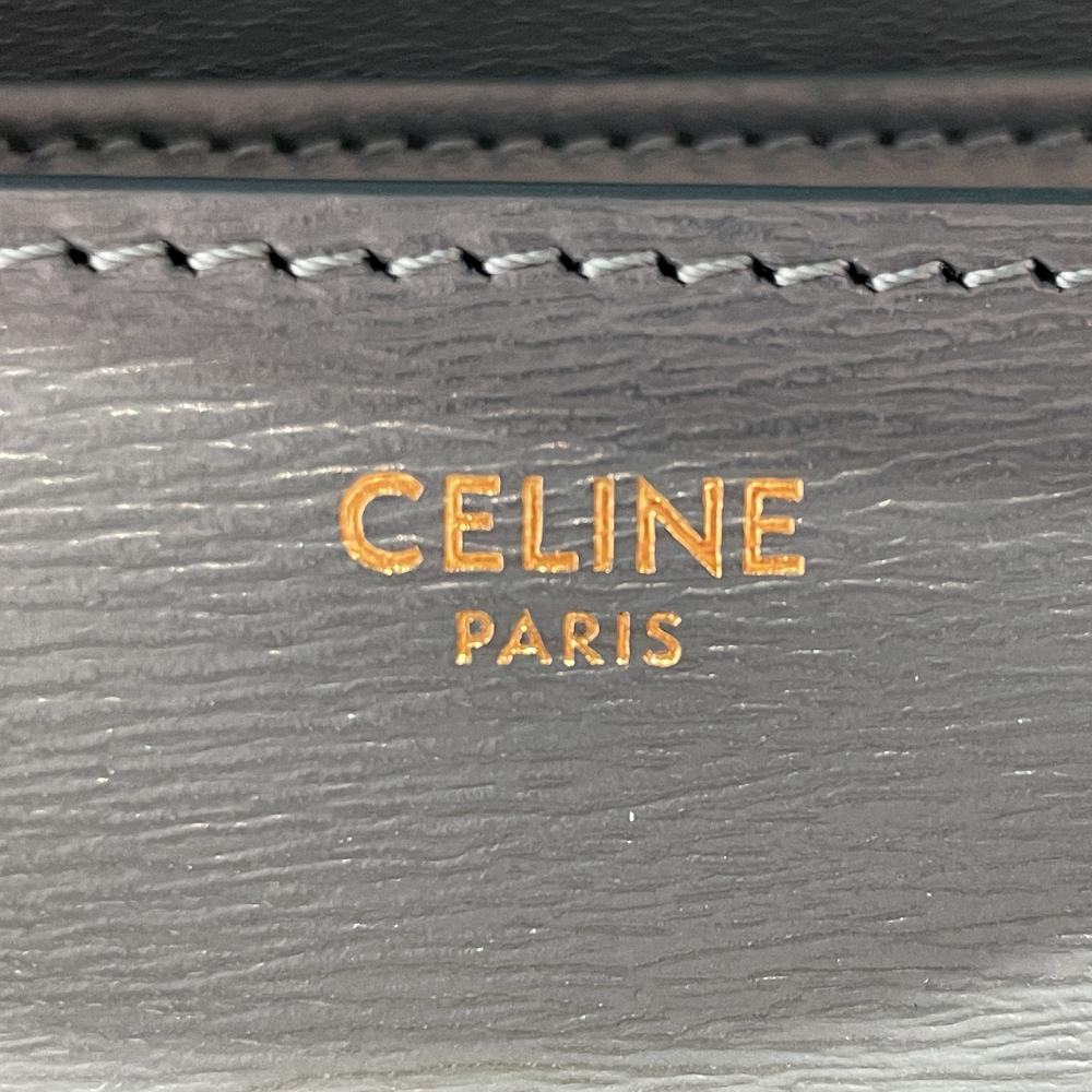 Celine B Celine Blue Calf Leather Teen Liege skin Classic Box Italy
