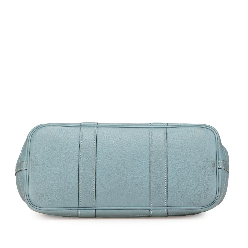 Hermès B Hermès Blue Light Blue Calf Leather Negonda Garden Party 30 France