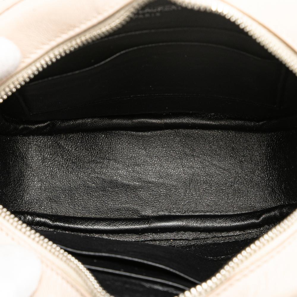 Saint Laurent B Saint Laurent Brown Nude Nappa Leather Leather Nappa Monogram Blogger Bag Italy