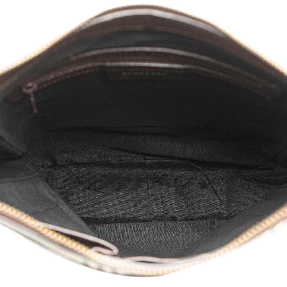 Burberry B Burberry Brown Beige Canvas Fabric House Check Crossbody United Kingdom