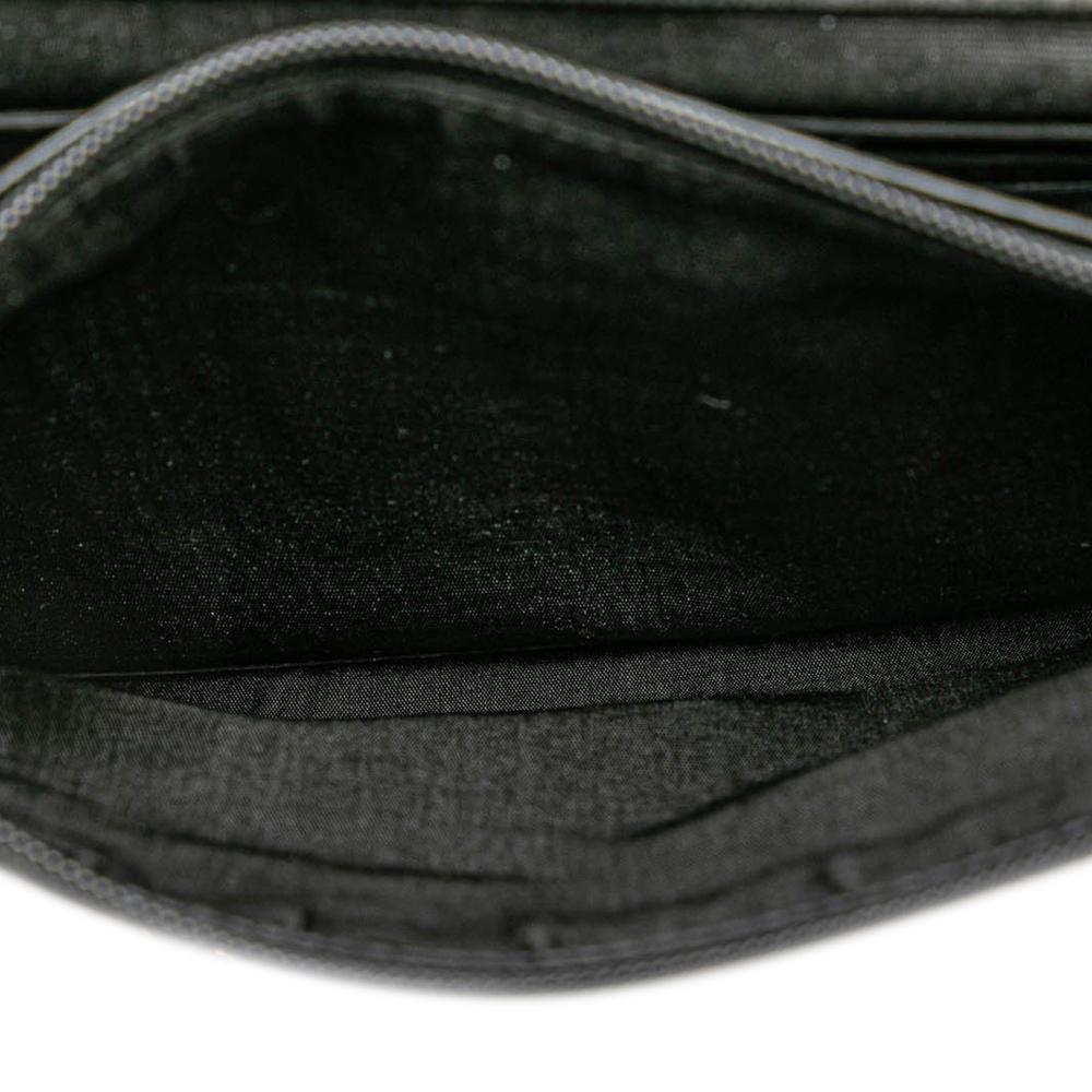 Chanel B Chanel Black Caviar Leather Leather CC Caviar Wallet on Chain France