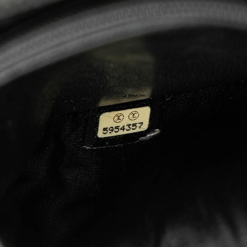 Chanel B Chanel Black Caviar Leather Leather CC Caviar Wallet on Chain France