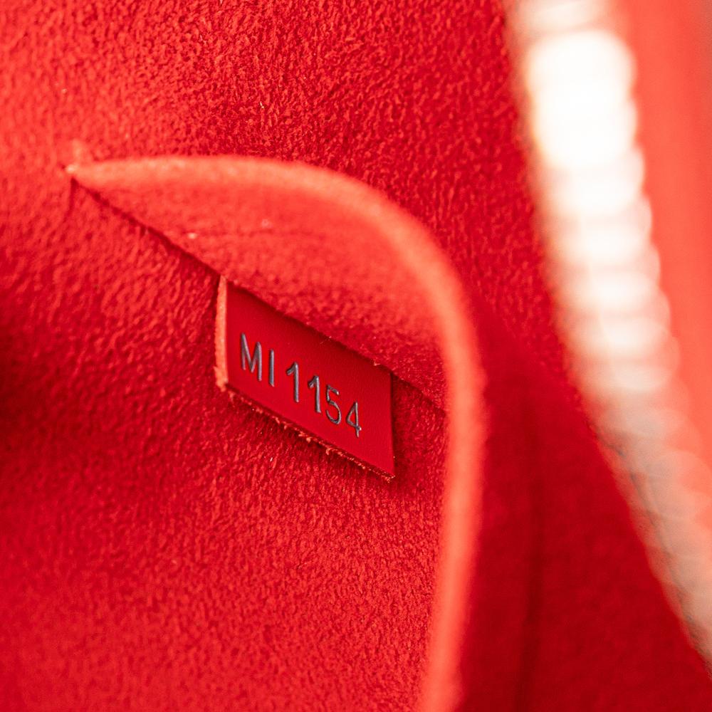 Louis Vuitton B Louis Vuitton Red Epi Leather Leather Epi Alma BB France