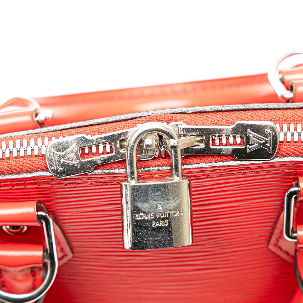 Louis Vuitton B Louis Vuitton Red Epi Leather Leather Epi Alma BB France