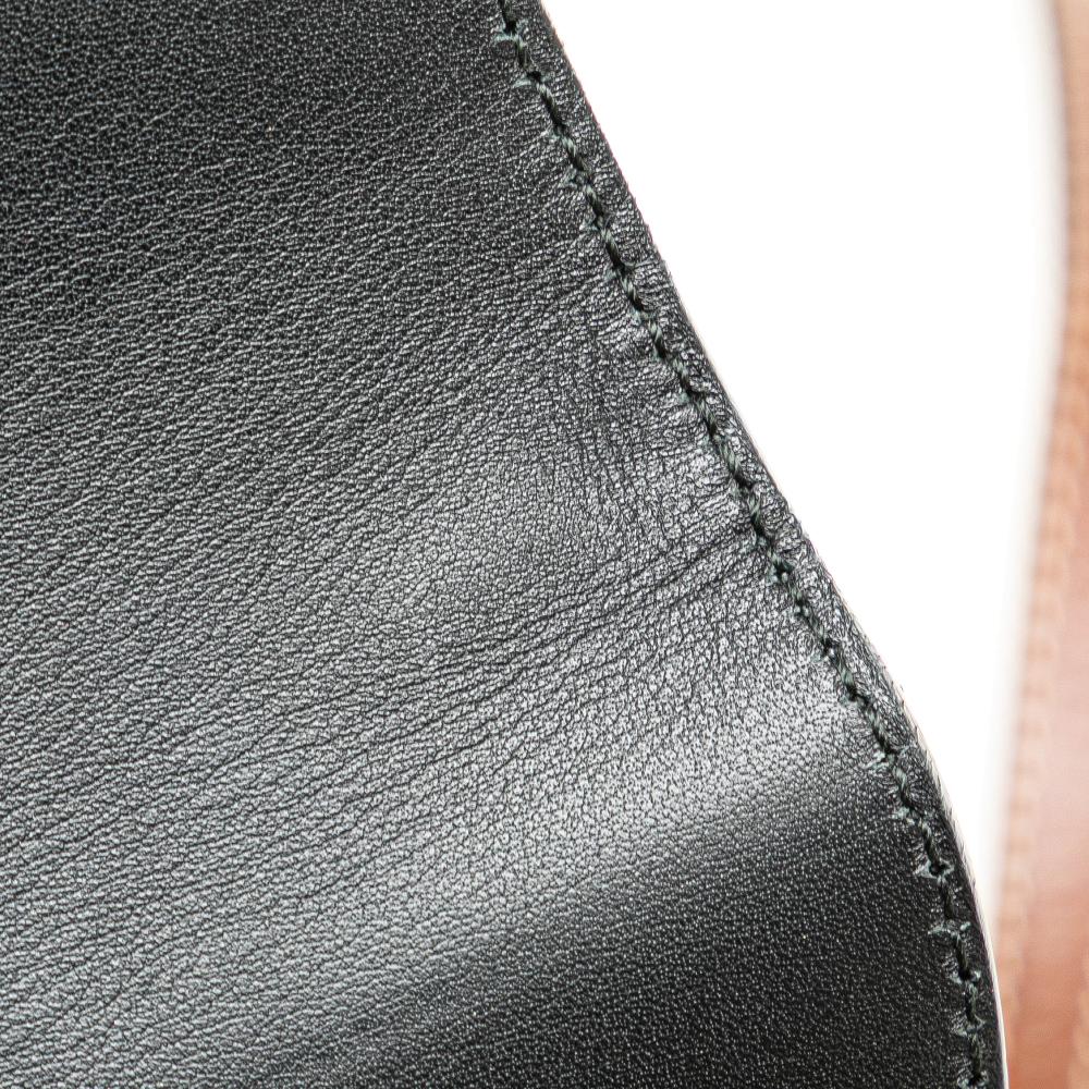 Gucci B Gucci Brown Beige with Black Coated Canvas Fabric GG Supreme Padlock Backpack Italy