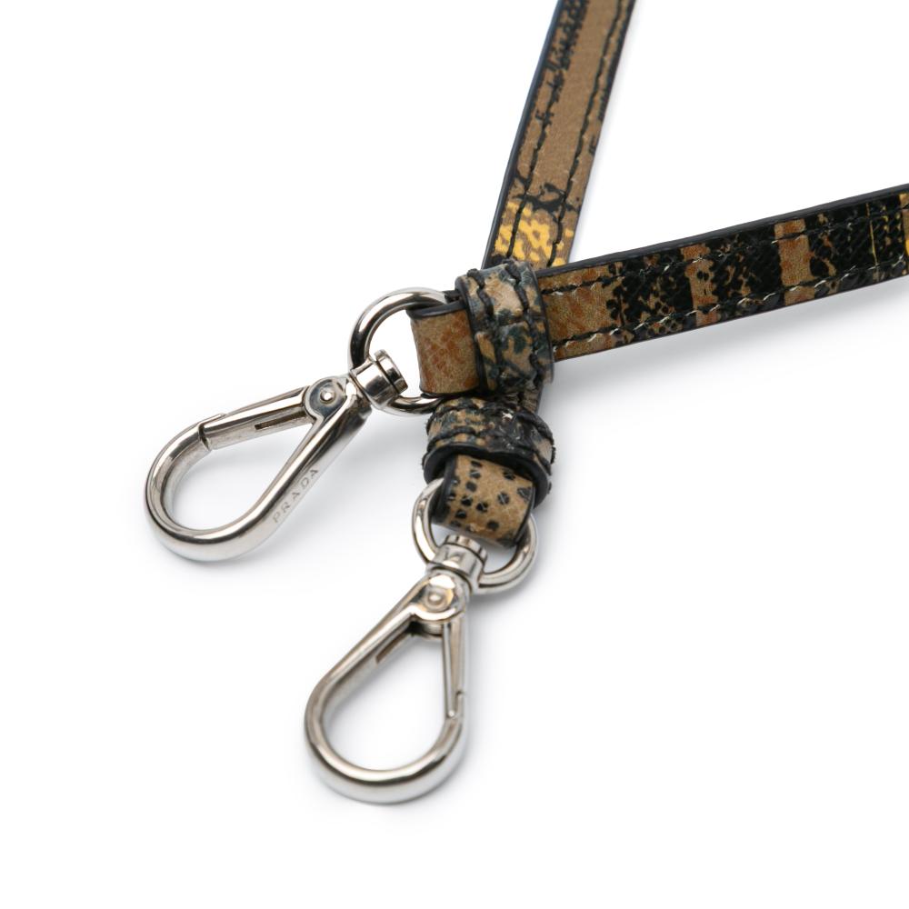 Prada B Prada Black Nylon Fabric Tartan Saffiano Trimmed Tessuto Satchel Italy