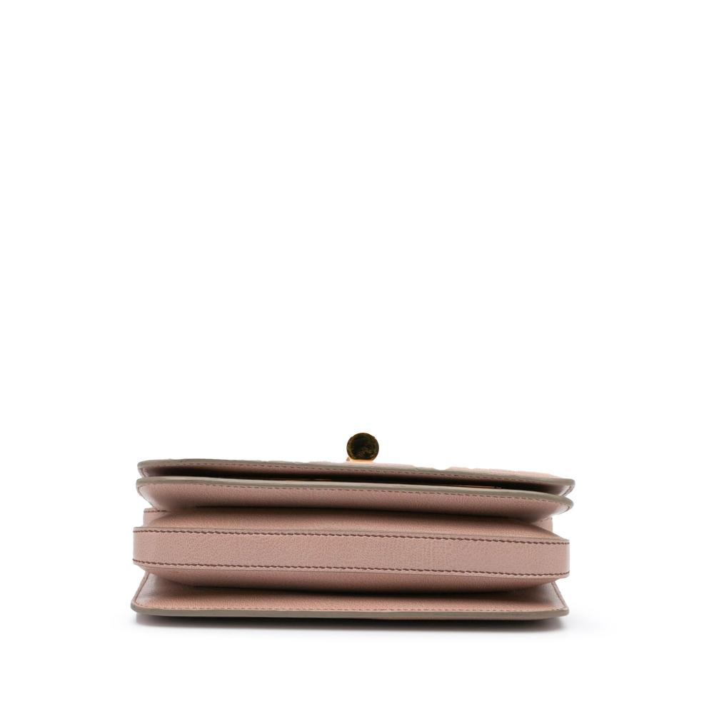 Tom Ford B Tom Ford Pink Light Pink Calf Leather Medium Natalia Crossbody Italy